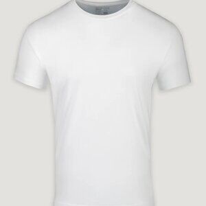 Bundle Two (2) USED Fresh Clean Threads White Crew Neck  XXL Men's Premium Tees